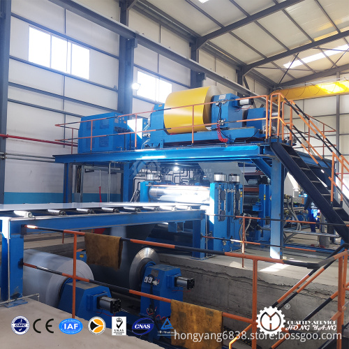 Metal plastic composite machine production line